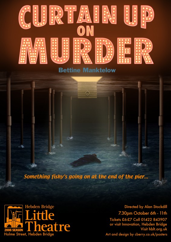 Curtain Up On Murder poster