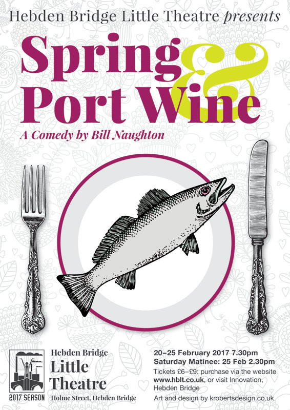 spring and port wine poster. Art and design by krobertsdesign.co.uk