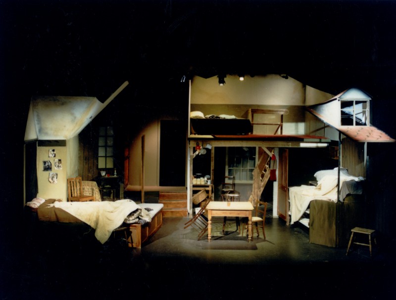 Set for The Diary of Anne Frank