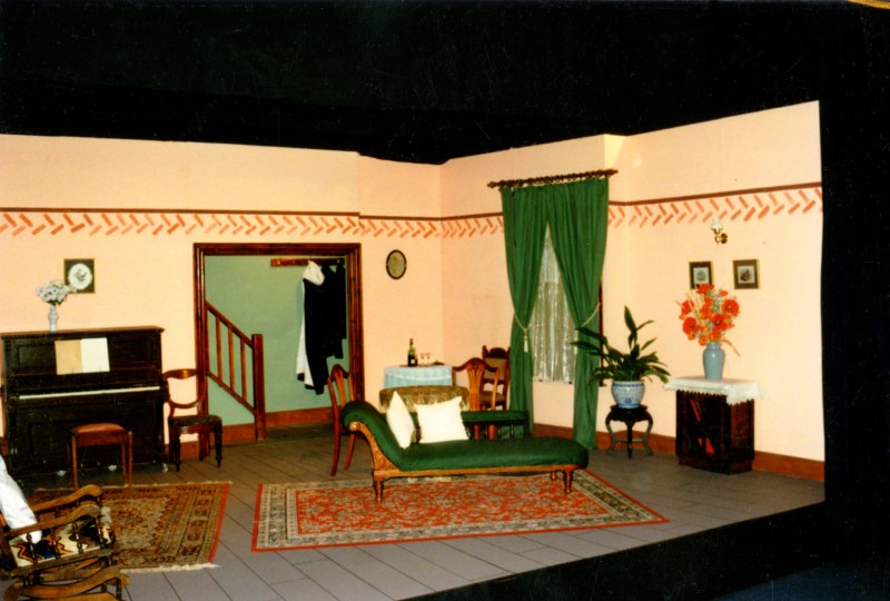 Set for Little Women, by Peter Clapham, 25-30 November 1996, directed by Claire Mobbs and Jennifer Crossley.