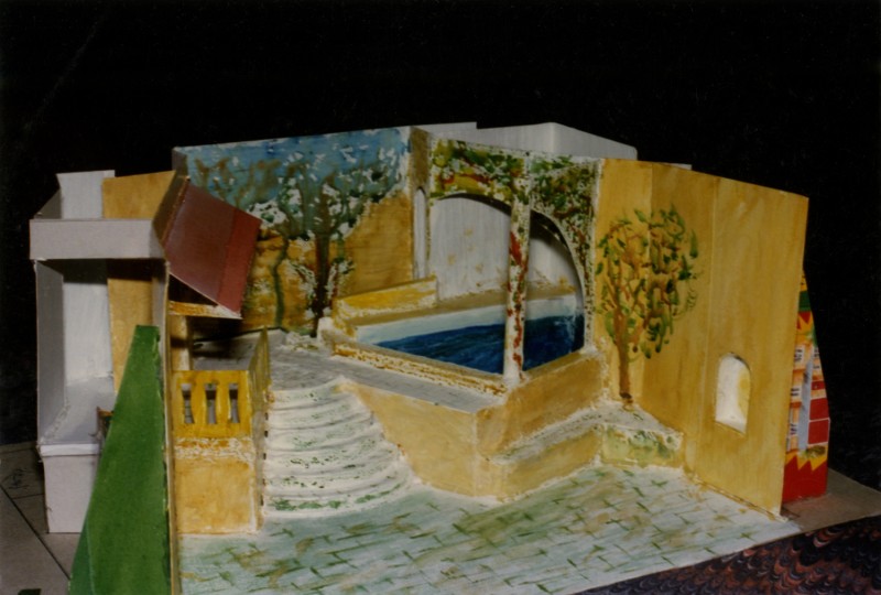 Model of Set for Man of the Moment, 1997