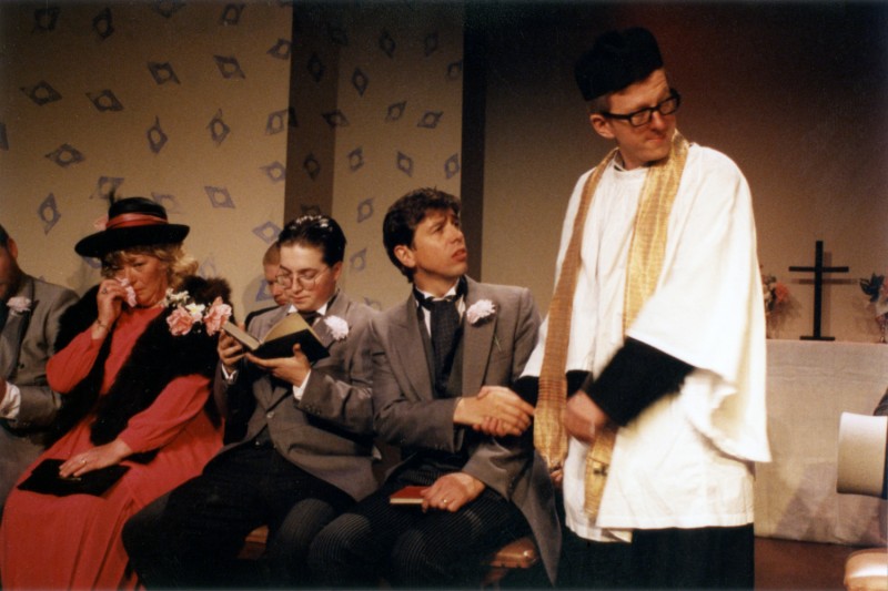 Fur Coat and No Knickers, by Mike Harding, directed by Michael Peel, 2-7 October 1995. Sue Morris, Daniel Whewell, Chris Juckes and Vaughan Leslie.