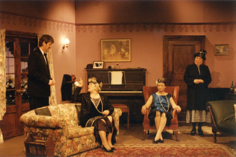 When We Are Married, by J.B. Priestley, directed by Jennifer Crossley, 29 April - 4 May 1996. Ray Riches, Joan Spencer, Ann Lomas, and Barbara Green.