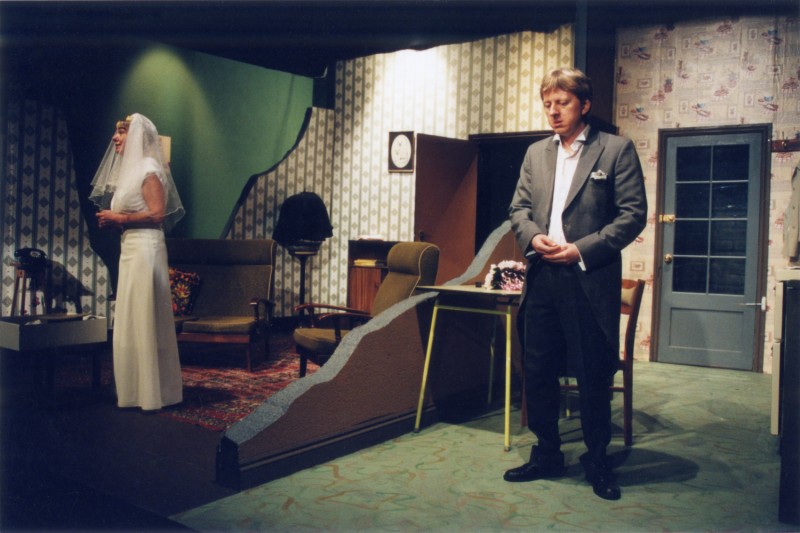 Sylvia's Wedding, by Jimmie Chinn, directed by Andrew Hamlin, 18-23 February 2002. Yvonne Collins, and Vaughan Leslie.