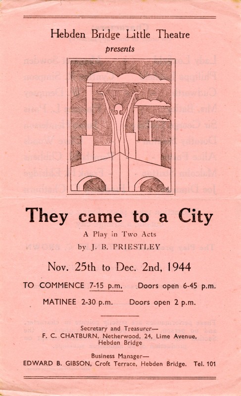 Programme for They Came to a City, 1944