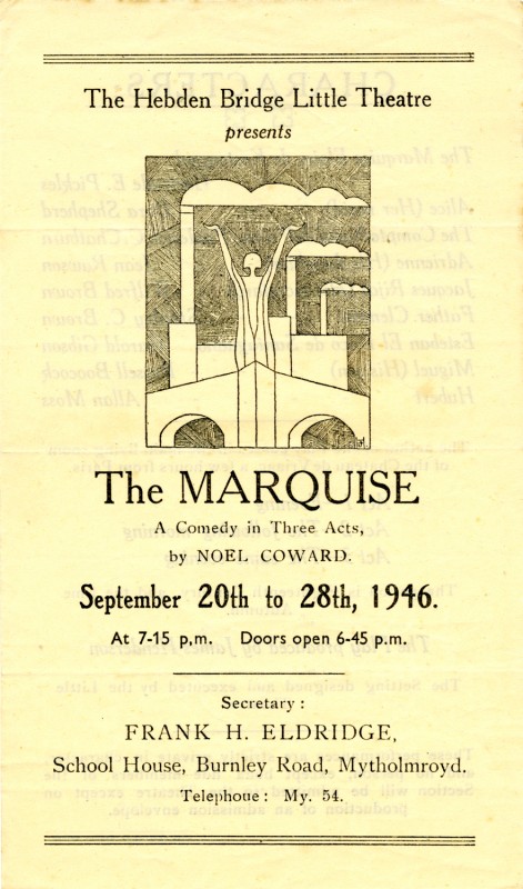 Programme for The Marquise, 1946