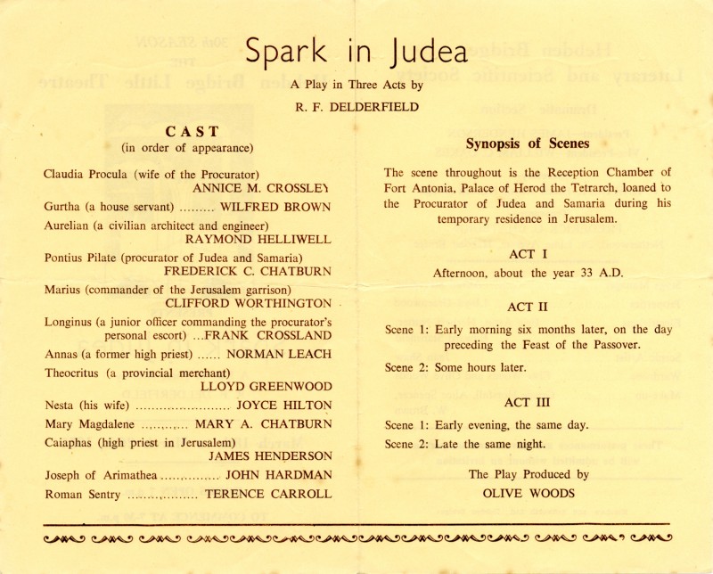 Spark in Judea, 1955
