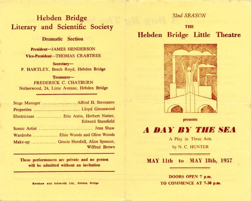A Day by the Sea programme, 1957