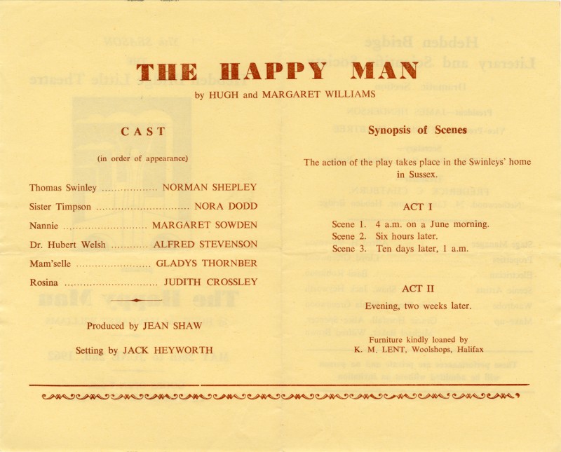 The Happy Man, 1962