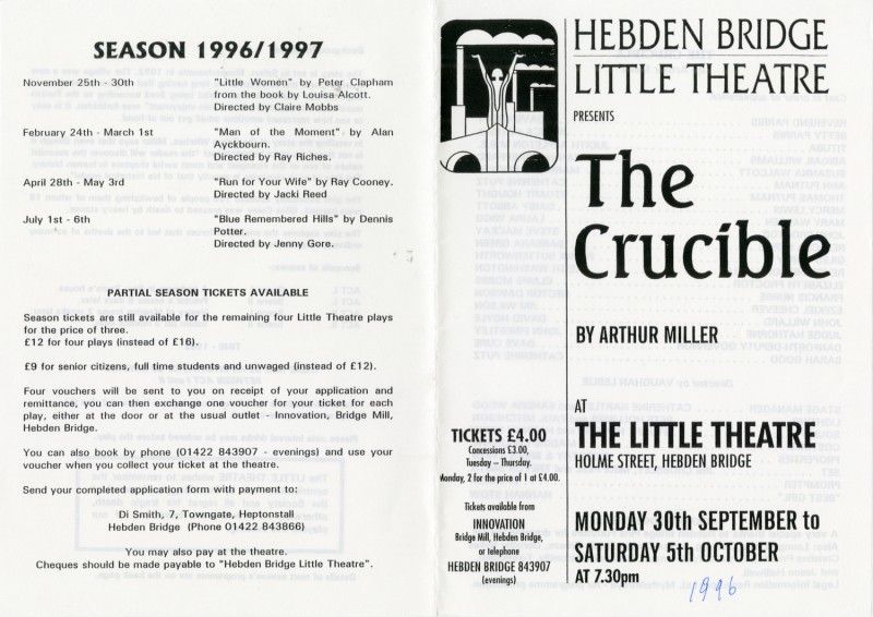 The Crucible, 1996