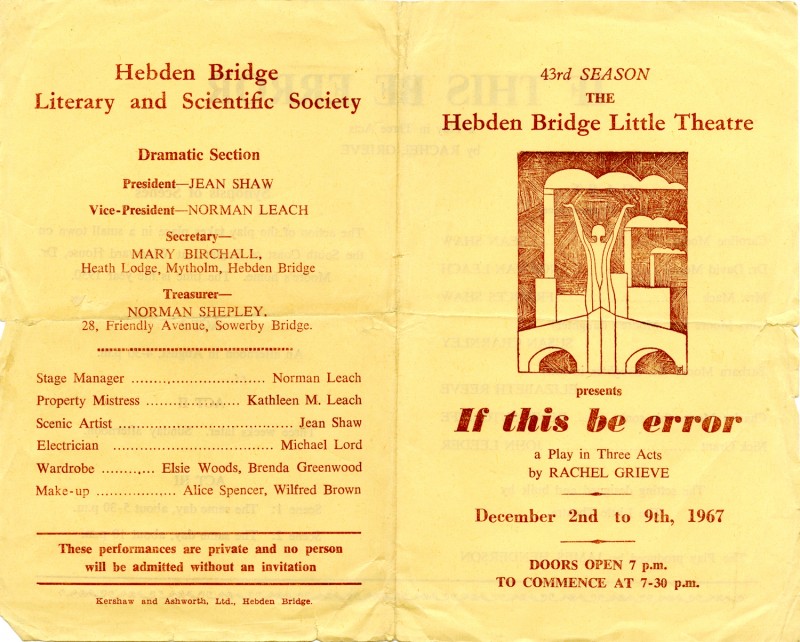 If this be error programme, 1967