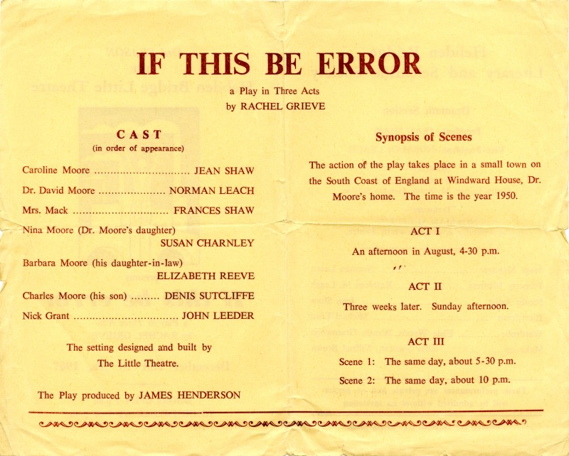 If this be error programme, 1967