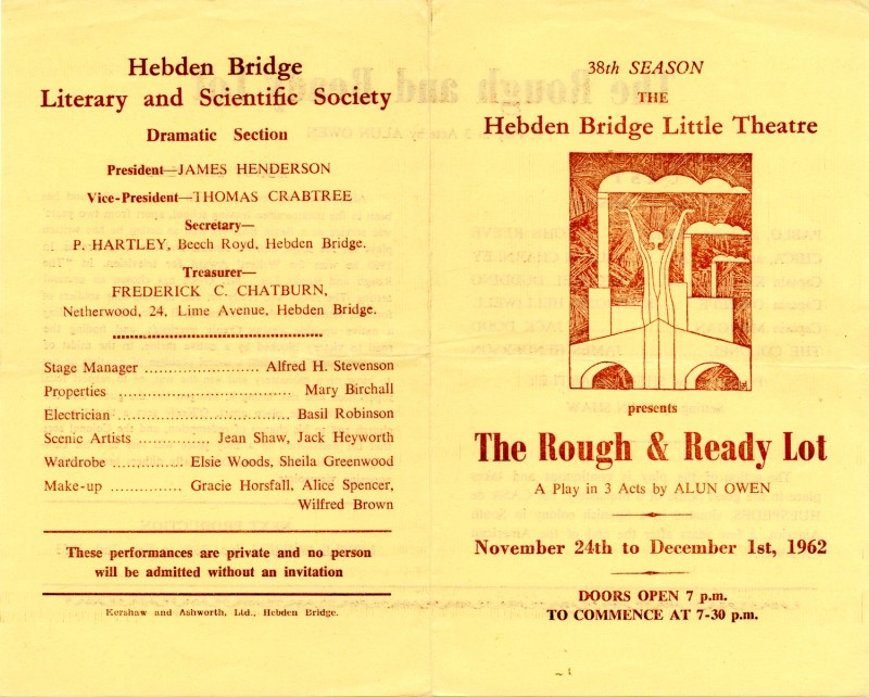The Rough and Ready Lot programme, 1962