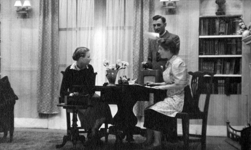 Golden Rain, 17th to 24th September 1955. Annice Crossley, Norman Leach and Nora Dodd.