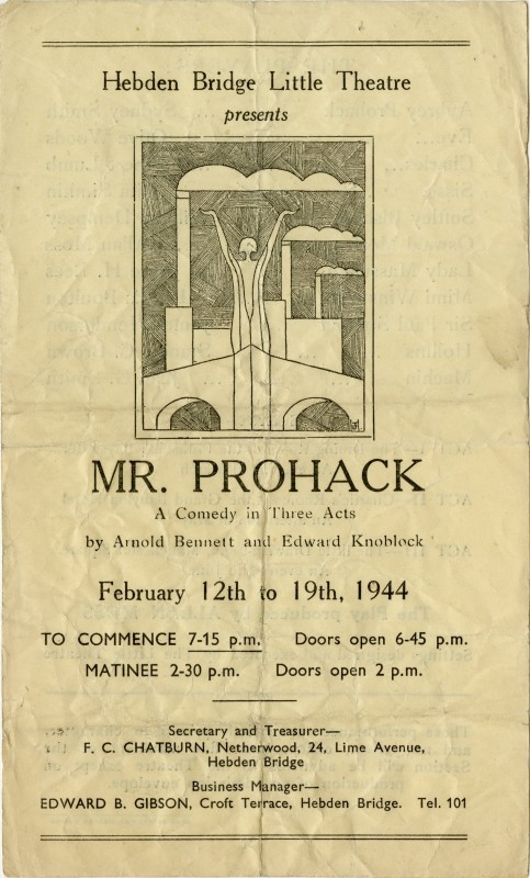 Programme for Mr Prohack, 1944