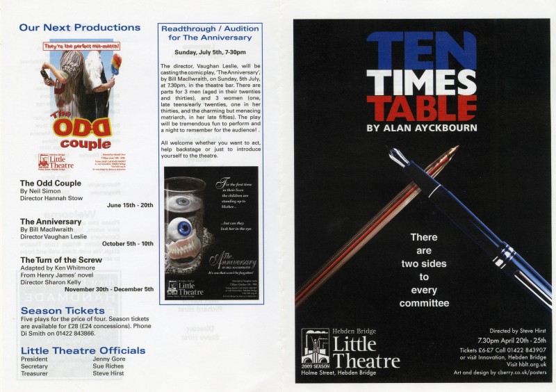 Ten Times Table, 2009