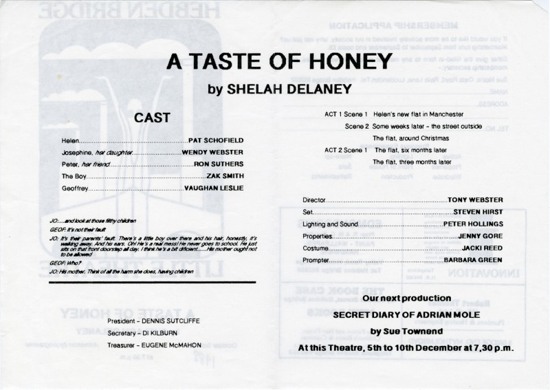 A Taste of Honey, 1988