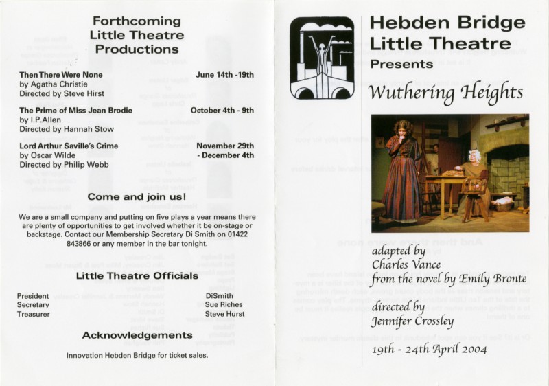 Wuthering Heights programme, 2004