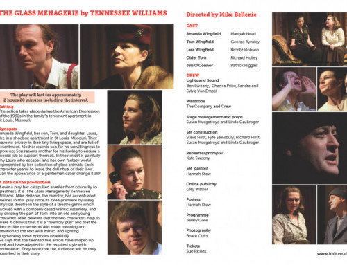 The Glass Menagerie Programme