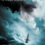 A dramatic poster for "The Tempest" by William Shakespeare, featuring a close-up of a piercing blue eye amidst swirling, stormy clouds, with a small sailing ship tossed on rough seas below. Text indicates the performance dates, director, and booking information for Hebden Bridge Little Theatre.
